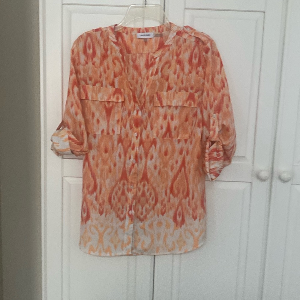 Calvin Klein Utility Blouse - Large